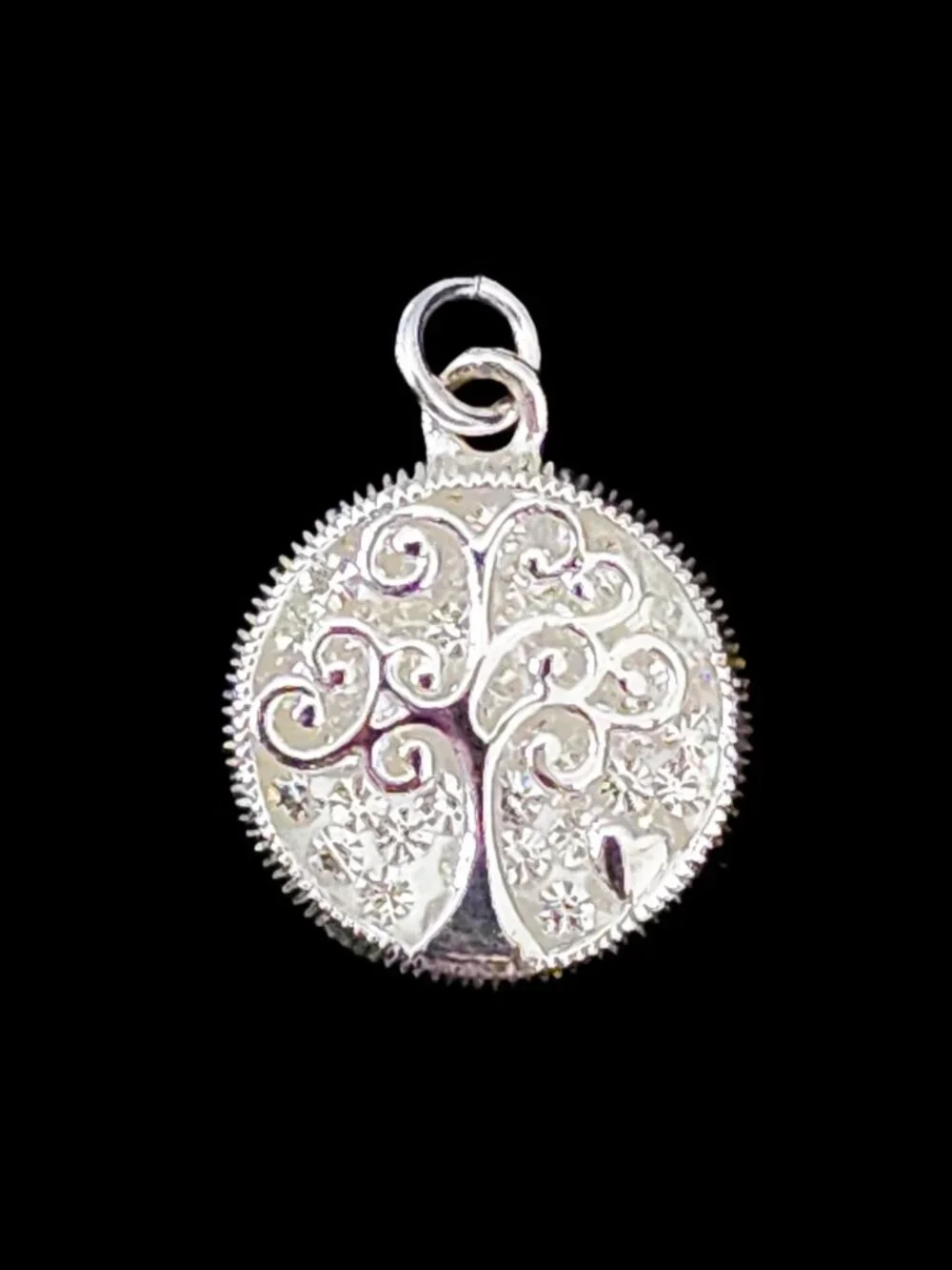 VINTAGE Y2K STERLING SILVER CZ 